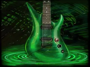 Elektryczna, Zielona, Gitara