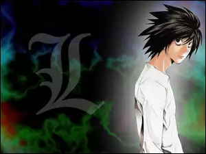 Death Note, koszula, litera, chłopak