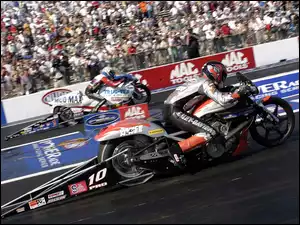 Motocyklowy, Harley Davidson V-Rod Muscle Drag, Kombinezon
