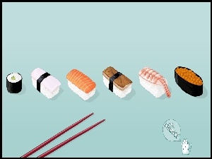 Pałeczki, Sushi