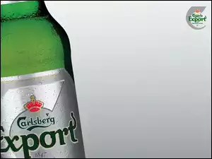 Piwo, Butelka, Calsberg, Export
