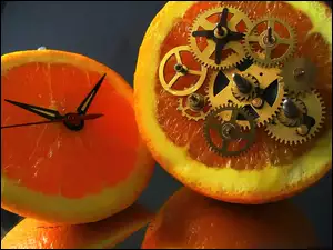 Zegarka, Pomarańcze, Mechanizm