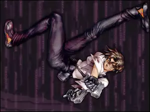 Masamune Shirow, osoba, skok, pistolety