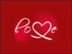 Tło, Love, Czerwone