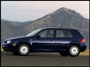 Volkswagen Golf 4, Granatowy