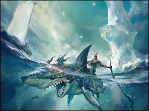Fale, Neptun, Rekin