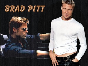 okulary, Brad Pitt, pasek