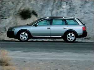Lewy Profil, Srebrne, Audi Allroad