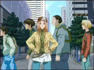 miasto, Genshiken, ludzie