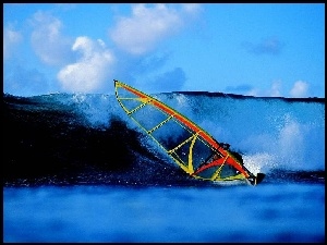 Windsurfing, żagiel