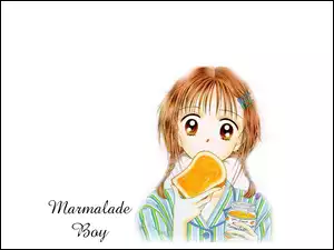 Marmalade Boy, dziecko, chleb, dżem