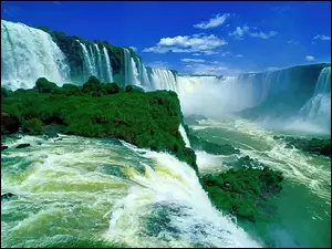 Zieleń, Wodospad, Niagara