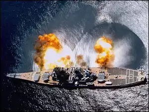 Burtowa, USS Iowa, Salwa