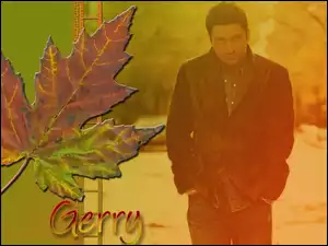 ciemny strój, Gerard Butler, listek