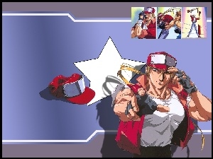 Fatal Fury, czapka, facet, kurtka
