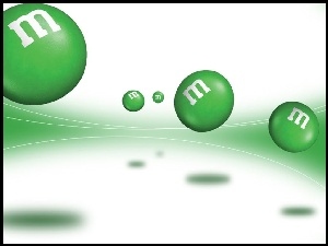 Zielone, M&Ms, Draże