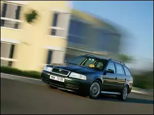 Kombi, Zielona, Octavia