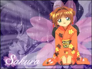 napis, Cardcaptor Sakura, kobieta