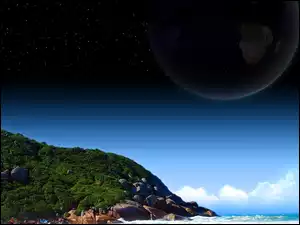 Planeta, Wybrzeże, Gwiazdy