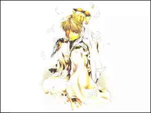 Saiyuki, pióra, postać, korona