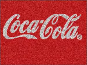 Czerwone, Biały, Coca, Logo, Tło, Coli, Napis