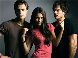 The Vampire Diaries, Paul Wesley, Nina Dobrev, Ian Somerhalder
