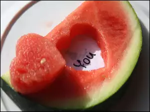 Serce, Arbuz, Wycięte