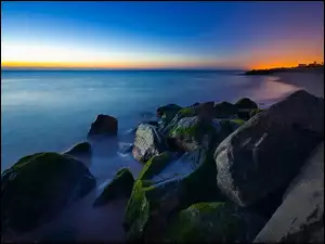 Plaża, Kamienie, Morze
