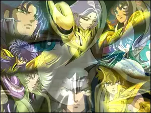 maska, Saint Seiya, osoby