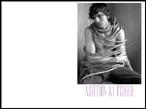 lina, Ashton Kutcher, jeansy