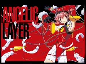 Angelic Layer, postać, napisy, pióra