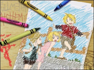 Full Metal Alchemist, Narysowane, Postacie