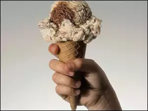 Ręka, Lody, Wafelek