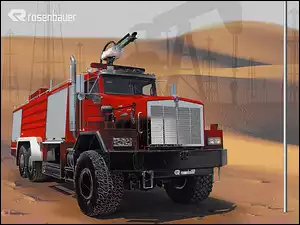 Wóz, Kenworth, Strażacki, Rosenbauer