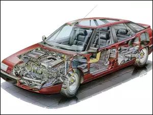 Citroen XM, Przekrój