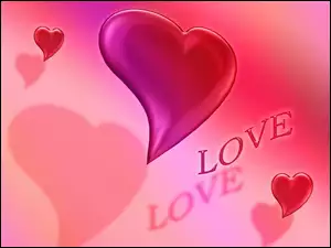 love, Walentynki, serduszka