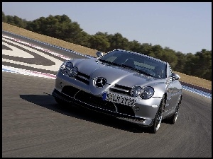 Czasowa, Mercedes SLR, Próba