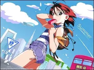 znak, Starship Girl Yohko Yamamoto, budynki
