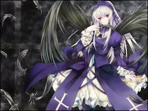 Rozen Maiden, suknia, kobieta, krzyże