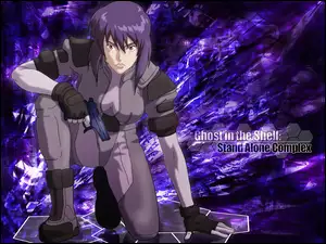 pistolet, Ghost In The Shell, kobieta