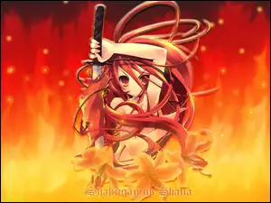miecz, Shakugan No Shana, długie włosy