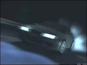 Initial D, auto, race, night