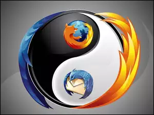 Fuzja, Thunderbird, Logo, Firefox