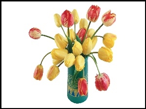 Tulipany, Wazon
