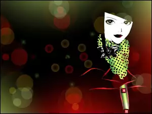 maska, Paradise Kiss, kobieta