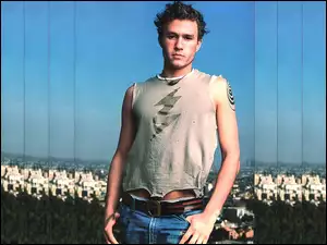 jeansy, Heath Ledger, pasek