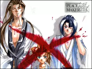 krew, Peace Maker Kurogane, ludzie