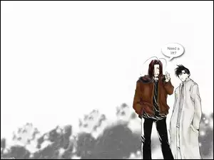 okulary, Saiyuki, kumple