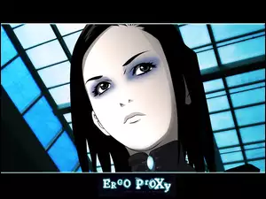 Ergo Proxy, dziewczyna, makijaż, okna
