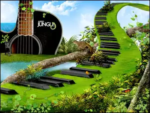 Klawisze, Dżungla, Gitara